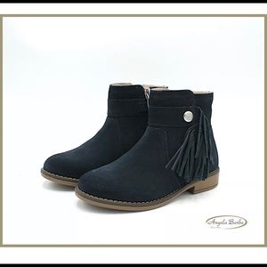 Mayoral 28 (US 11) Blue suede girls boots